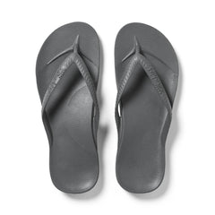 Arch Support Flip Flops - Classic - Charcoal