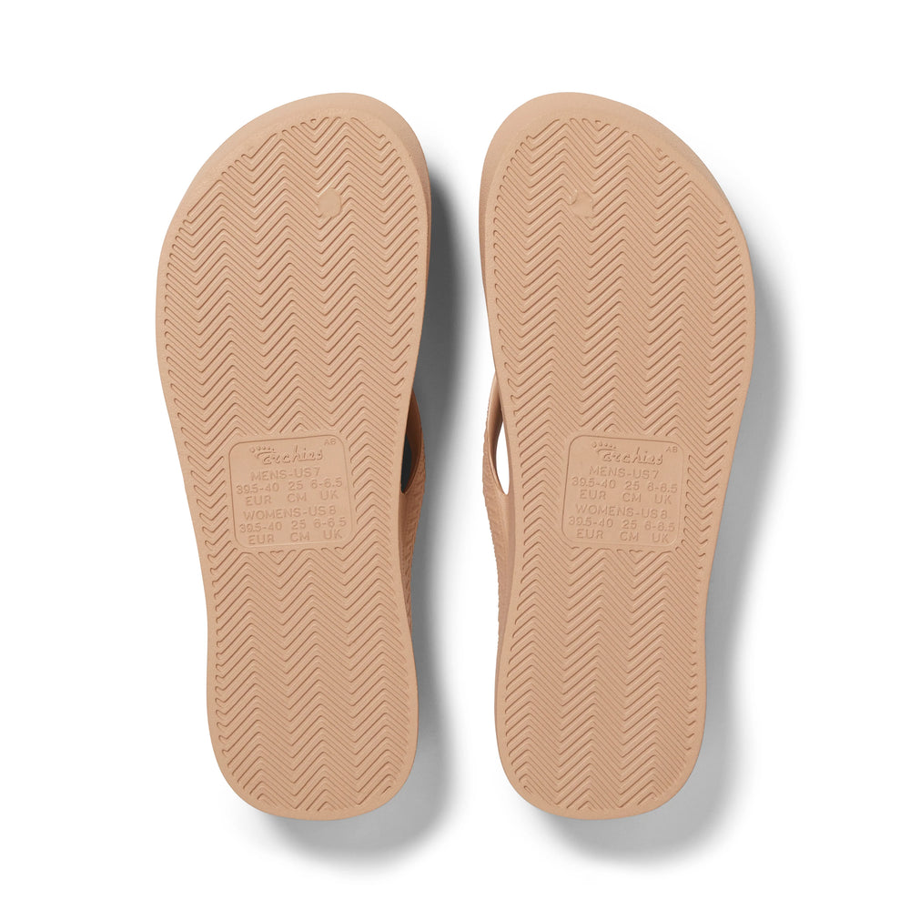  Arch Support Flip Flops - Classic - Tan 