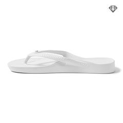 Arch Support Flip Flops - Classic - Crystal White