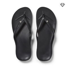 Black Crystal - steunvoet teenslippers