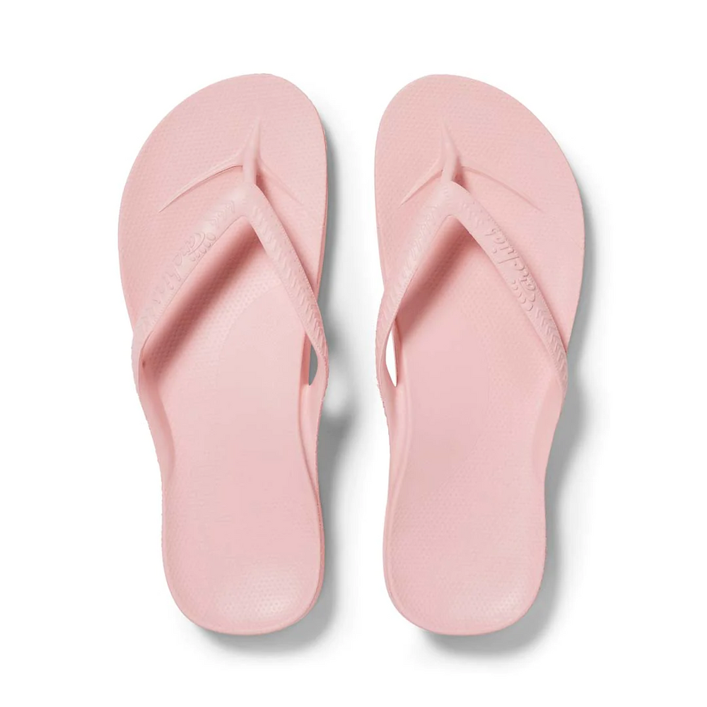 Flip flops with support clearance