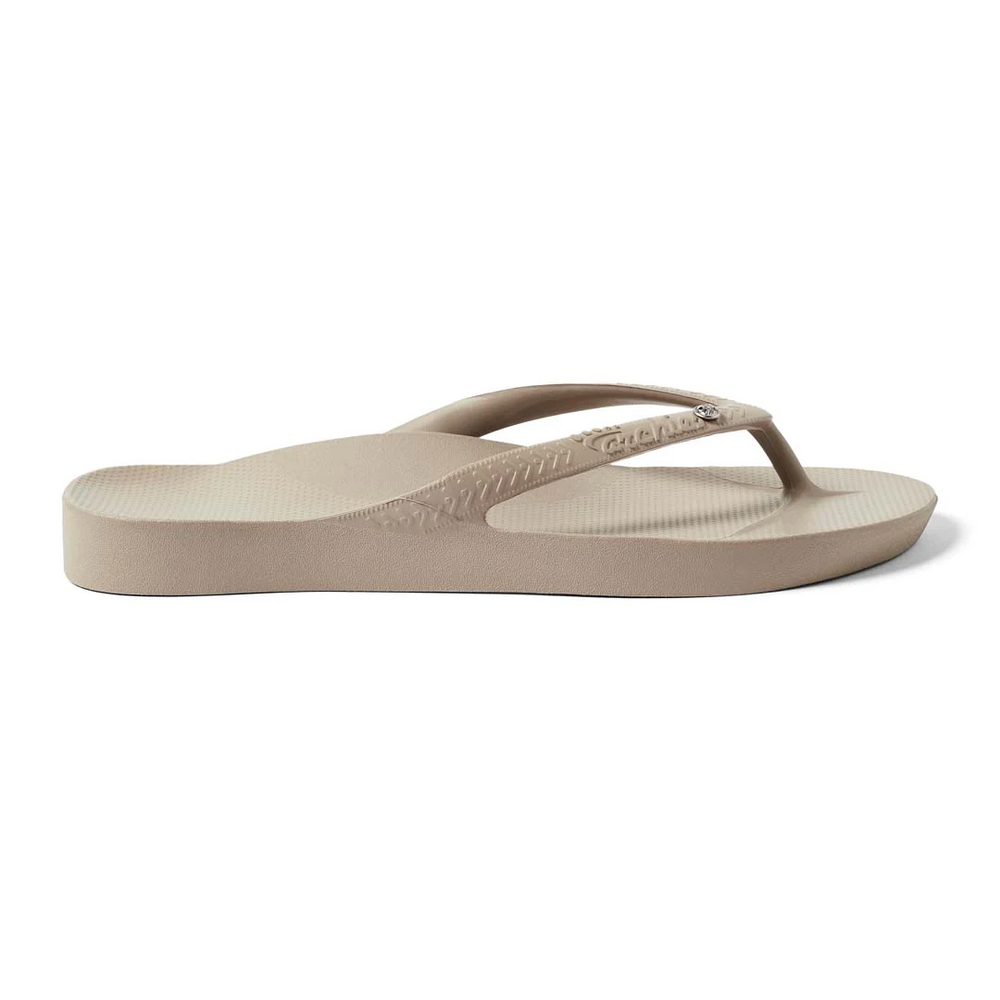  Arch Support Flip Flops - Classic - Crystal Taupe 