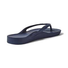 Marineblauw - Slippers met steunzool
