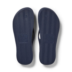 Marineblauw - Slippers met steunzool